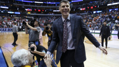 Sister Jean and Porter Moser.