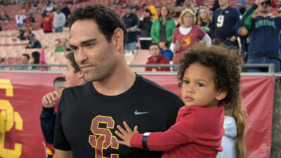 Mark Sanchez at a USC game.