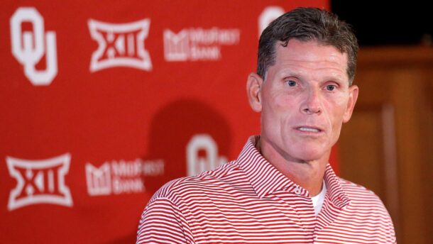 Oklahoma coach Brent Venables.