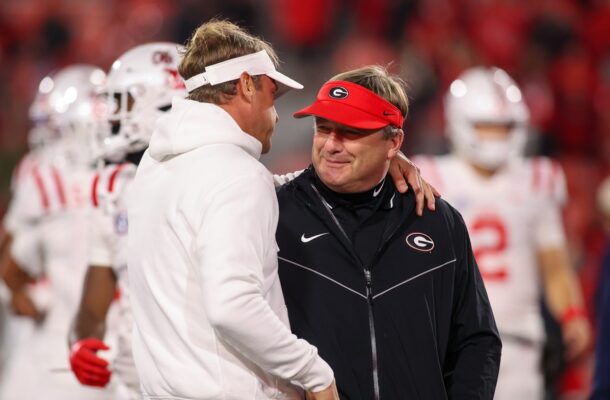 Lane Kiffin and Kirby Smart have a top-10 showdown on Saturday.