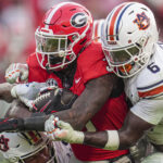 Georgia and Auburn play football.