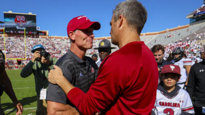Brent Venables and Shane Beamer.