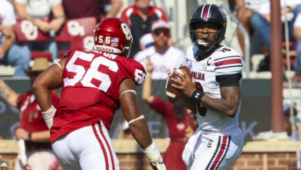 Oklahoma plays against South Carolina.