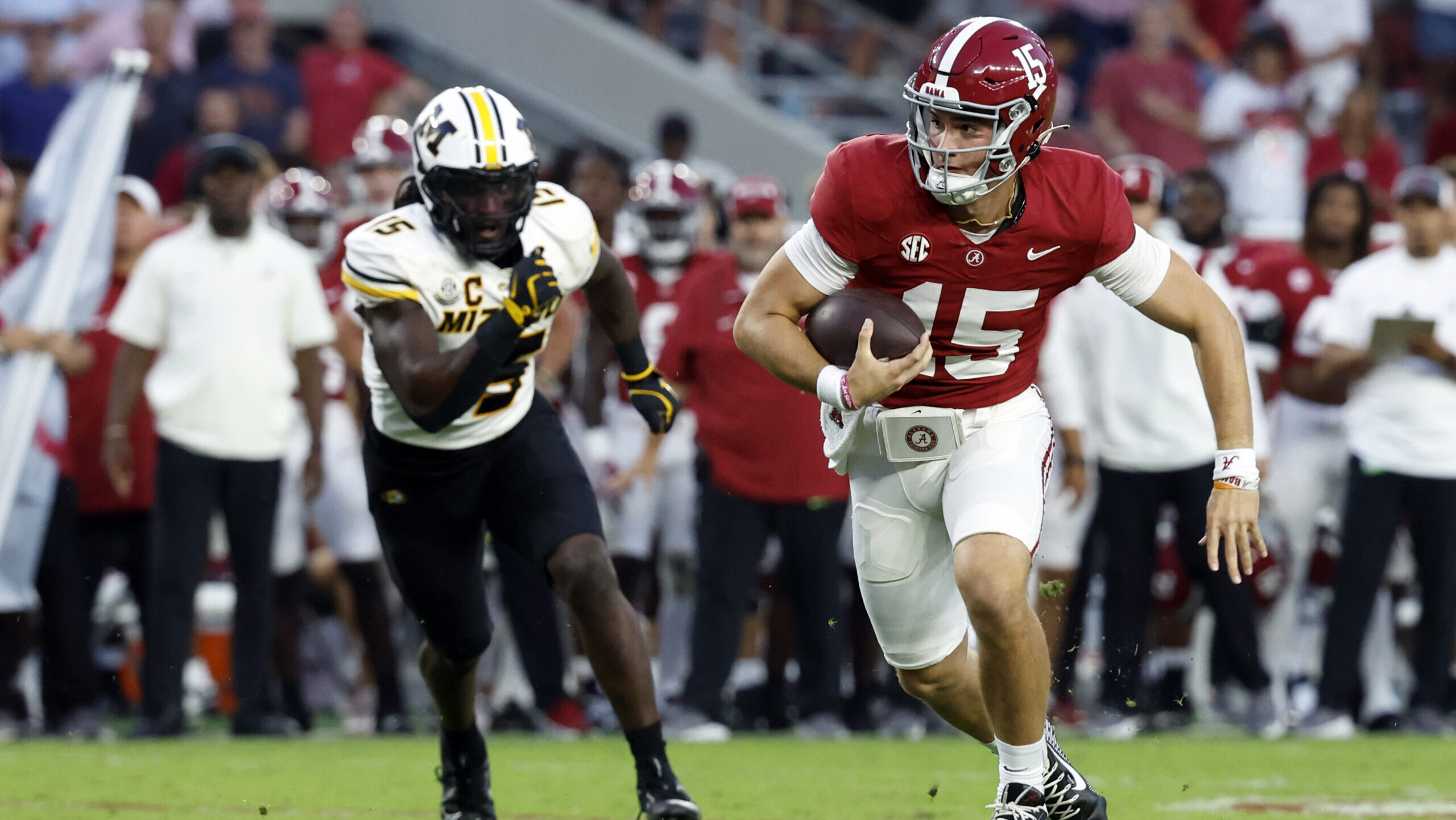 Scott Van Pelt shares pick against the spread in Alabama vs. Mizzou game