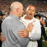 Clark Lea and Steve Sarkisian.