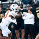 Diego Pavia plays against Texas.