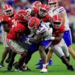 Florida and Georgia play football.