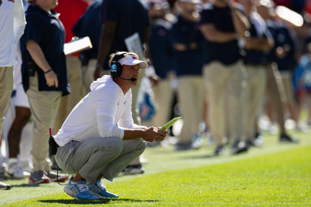 Ole Miss coach Lane Kiffin.