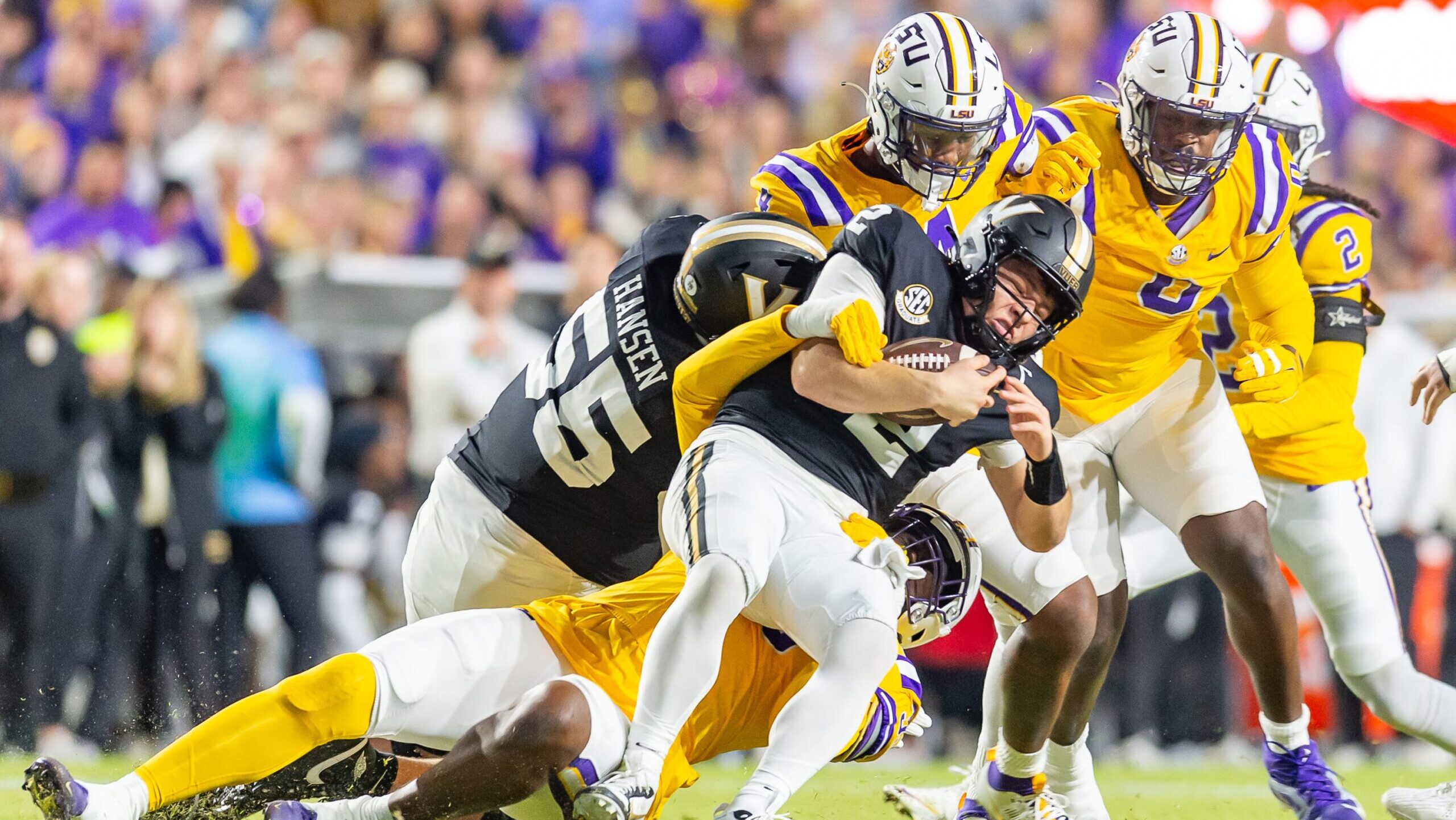 ESPN’s SP+ projects final score of LSU vs. Vanderbilt