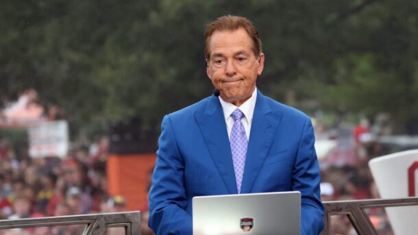 Former Alabama coach Nick Saban.