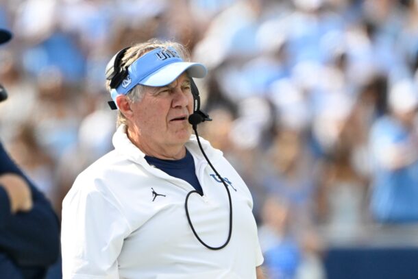 North Carolina coach Bill Belichick
