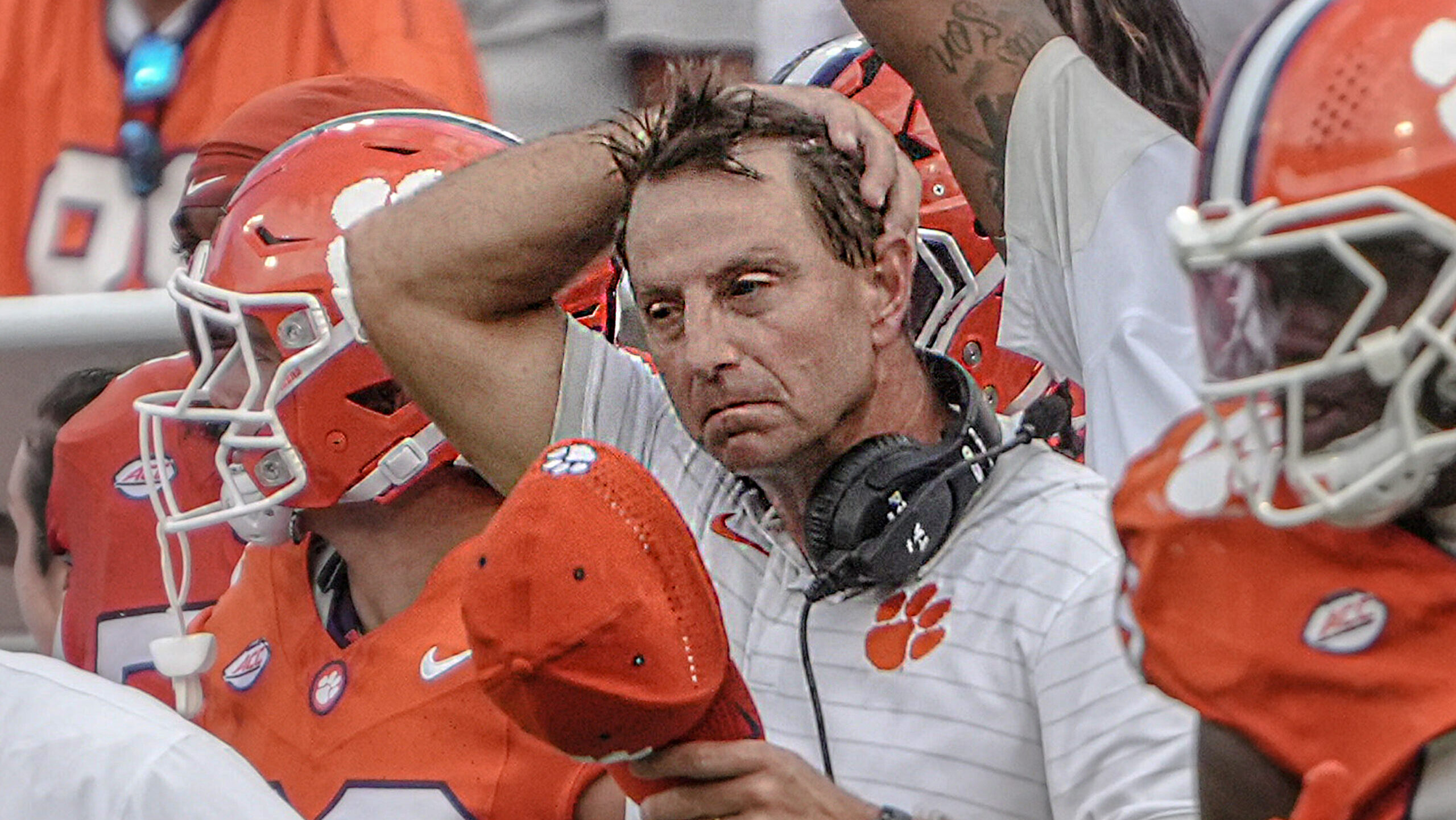 Damien Harris says Dabo Swinney could be &lsquo;biggest and most warranted&rsquo; name on coaching carousel