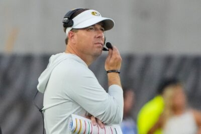 Eli Drinkwitz has a monumental game on Saturday vs. Alabama.