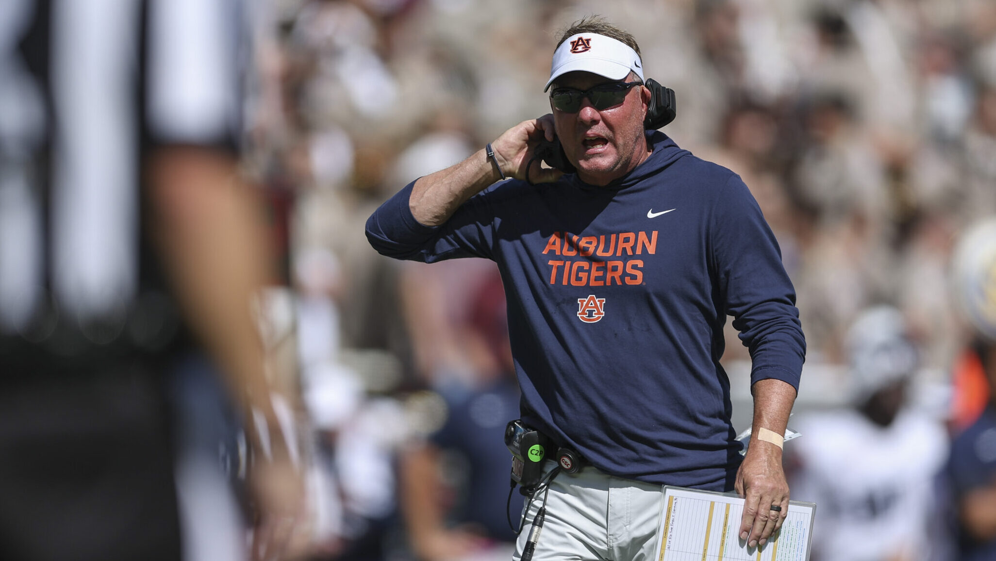 Hugh Freeze credits Auburn players, coaches for not quitting after falling behind vs. Arkansas