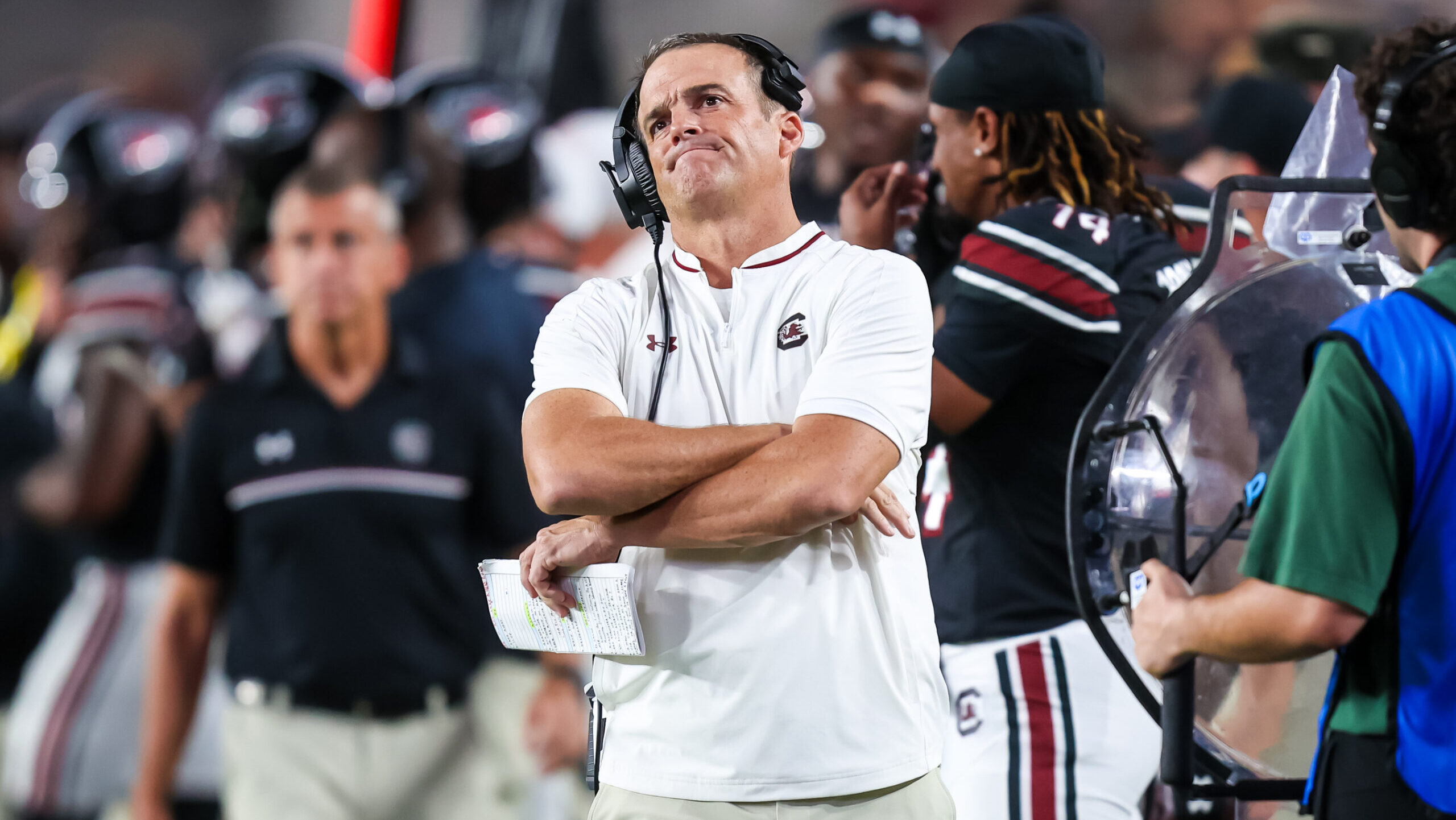 Shane Beamer gives update on recovery of South Carolina assistant coach Travian Robertson