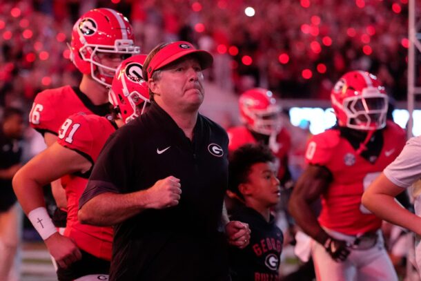 Georgia head coach Kirby Smart.