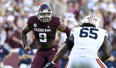 Texas A&M edge rusher Cashius Howell.