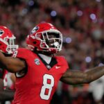 Georgia receiver Colbie Young.