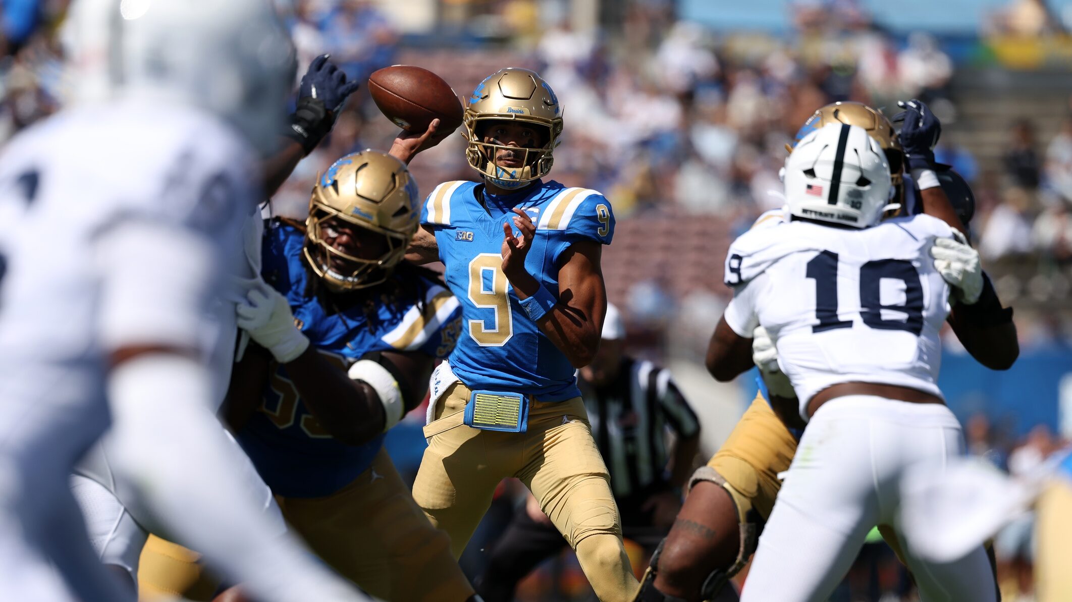 Nico Iamaleava leads UCLA upset over Penn State for first win with Bruins