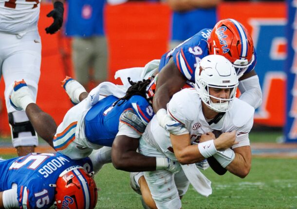 Arch Manning was completely overwhelmed on Saturday.