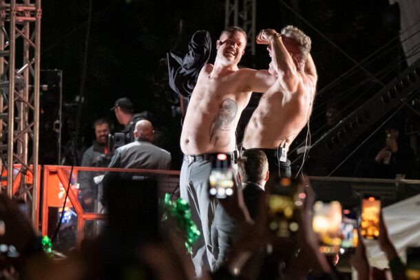 Dan Lanning and Pat McAfee on College GameDay.