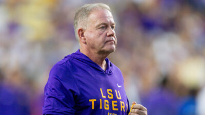 LSU coach Brian Kelly.