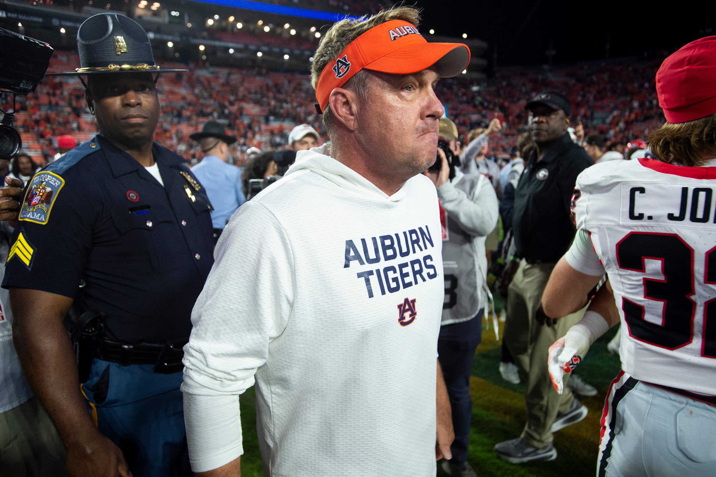 Auburn AD comments on Hugh Freeze’s future after latest loss