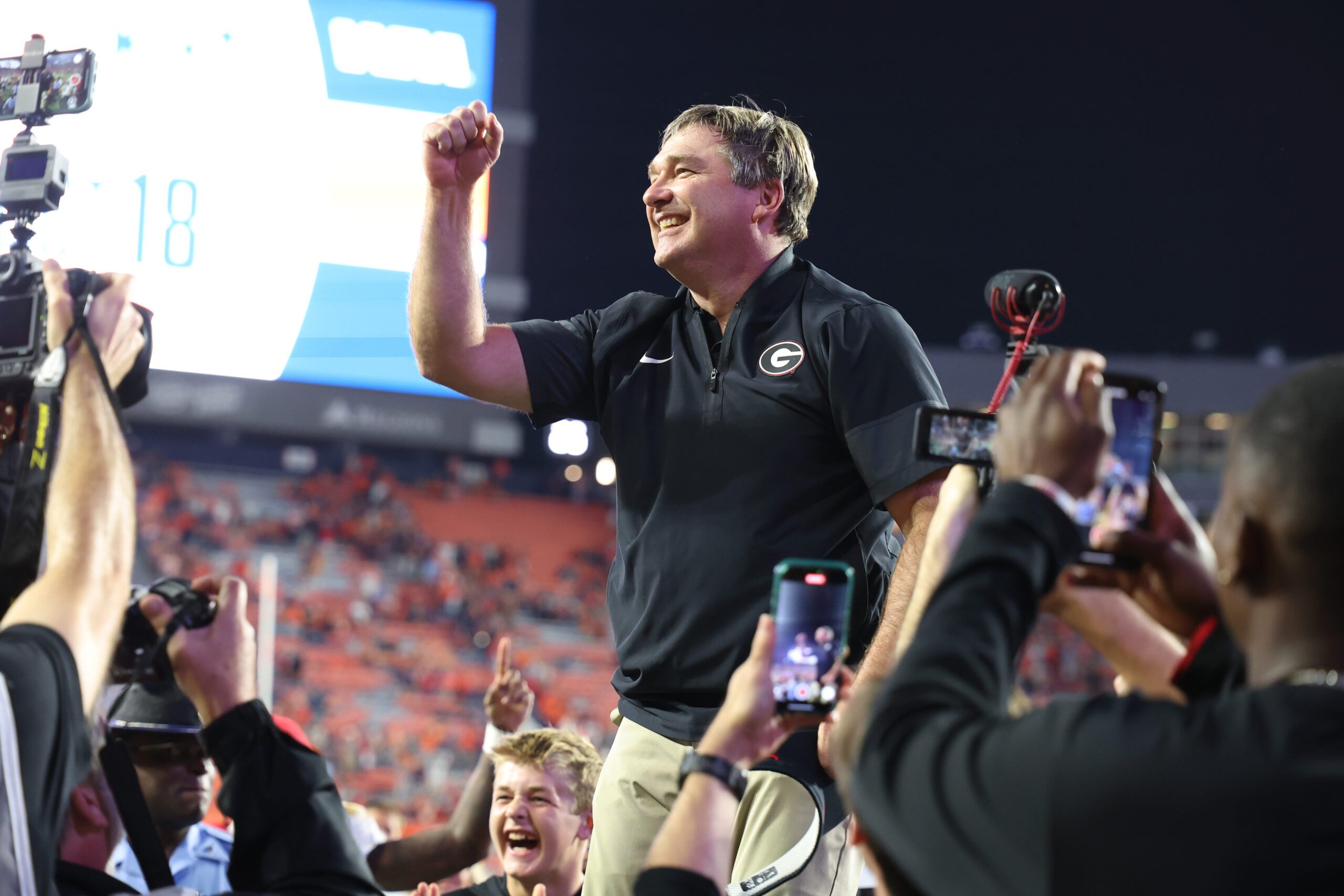 Georgia moves up multiple spots in ESPN’s power rankings following Week 7 win