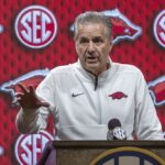 John Calipari at SEC Basketball Media Days.