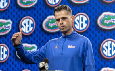 Florida basketball coach Todd Golden.