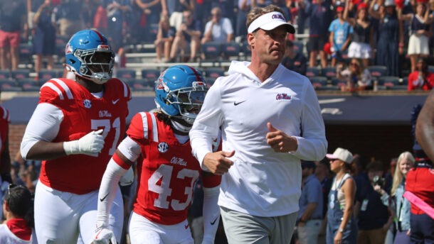 Ole Miss coach Lane Kiffin.