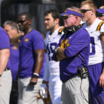 LSU coach Brian Kelly.