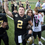 Vanderbilt quarterback Diego Pavia