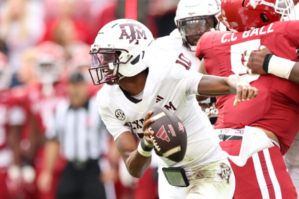 Marcel Reed against Arkansas.