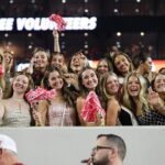 Alabama fans celebrate a win over Tennessee.