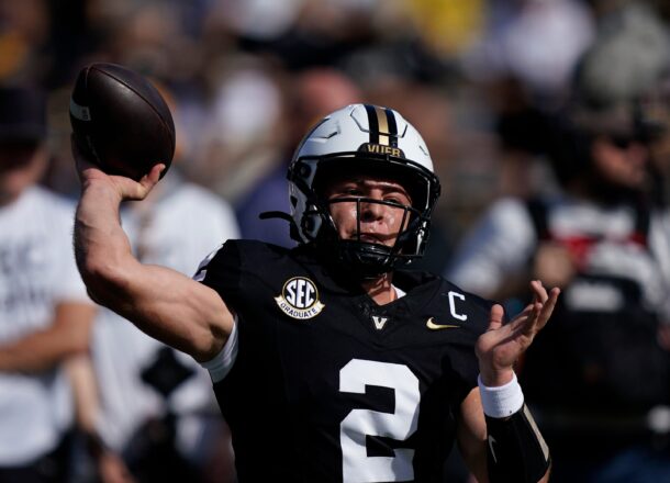 Vanderbilt QB Diego Pavia