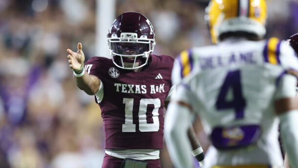 Texas A&M quarterback Marcel Reed.