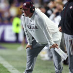 Texas A&M coach Mike Elko.