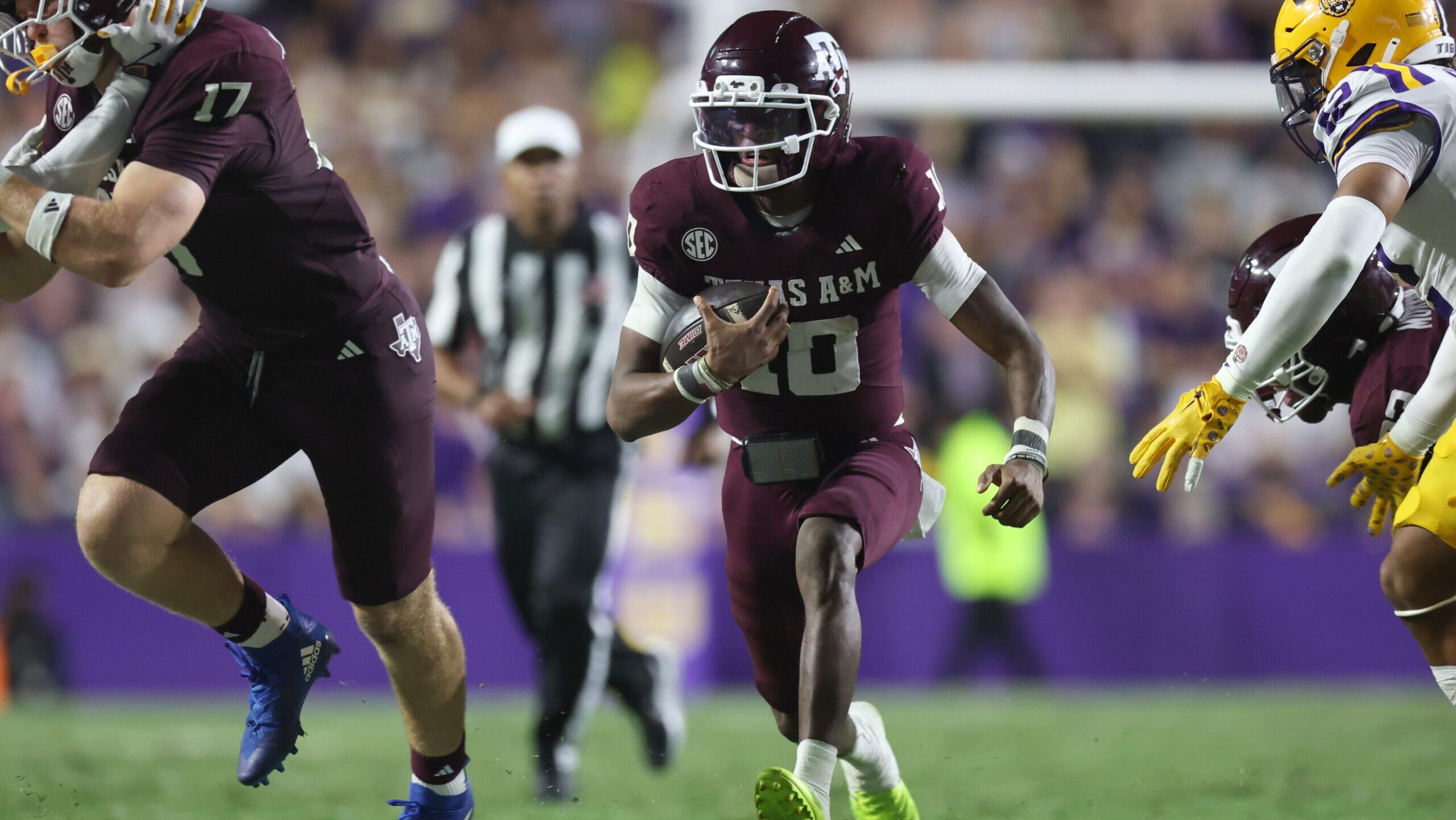 Marcel Reed among college football&rsquo;s fastest players in Week 9, data shows&nbsp;