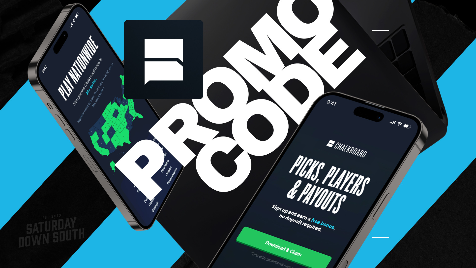 Chalkboard Promo Code SOUTH: Get $100 Bonus Match + Oklahoma-Alabama Pick