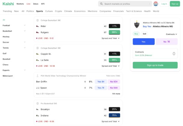 Kalshi Sports Trading