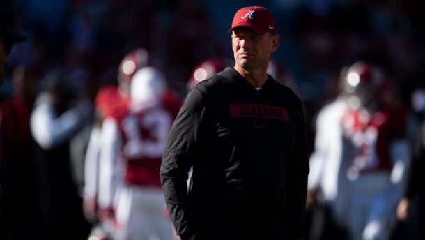 Alabama head coach Kalen DeBoer.
