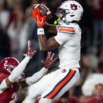 Alabama plays Auburn in football.