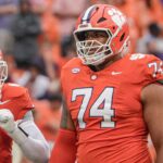 Clemson offensive lineman Brayden Jacobs.