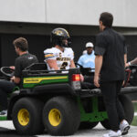 Beau Pribula dealing with an injury.