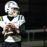 Knox Kiffin plays in a high school game.