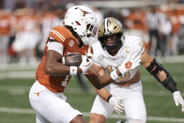 Texas WR Ryan Wingo.