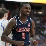 Arizona guard Jaden Bradley.