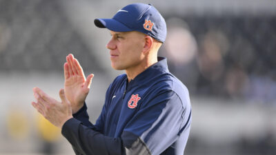 Auburn interim coach DJ Durkin.
