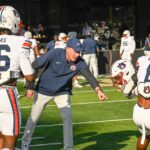 Auburn interim head coach DJ Durkin.